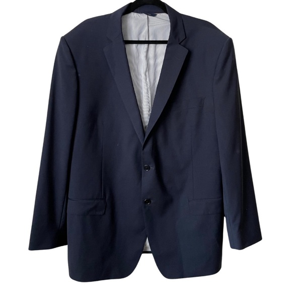 Brooks Brothers Blazer Mens 48R Blue Wool Blend Explorer Madison Fit Sports Coat - Picture 1 of 5
